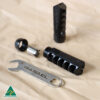 Taper lock muzzle brake for centrefire precision rifles