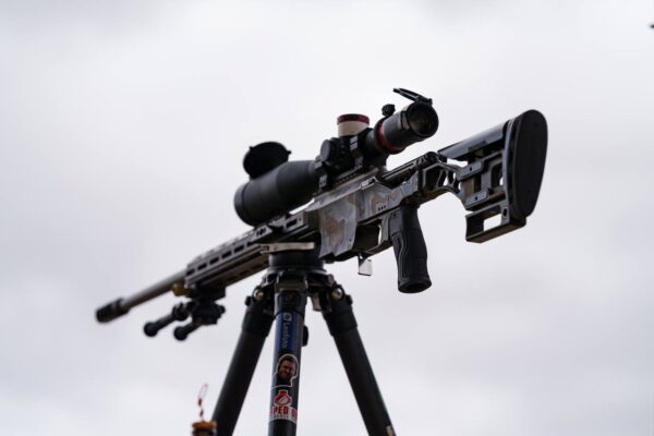 High-precision rifle with scope, designed for Australian firearm enthusiasts and shooting sports.
