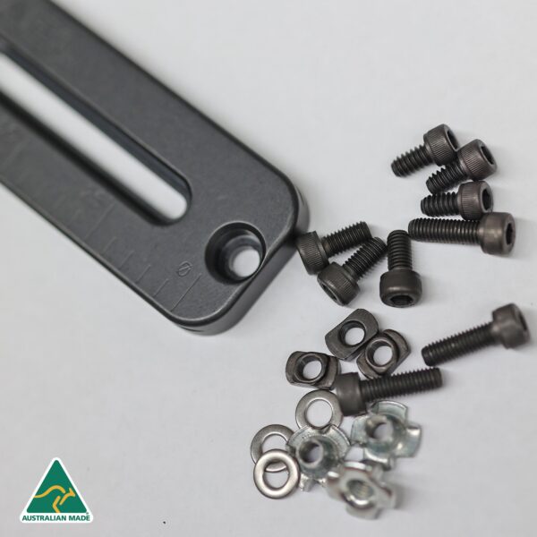 MANAEL Arca Rails come with all hardware for almost any stock Black rifle scope mounting screws and hardware for Australian-made shooting gear.