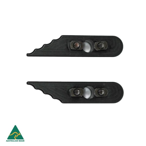 MANAEL Chassis Thumb Chocks Precision shooting rifle gear, Australian made for optimal accuracy and durability.