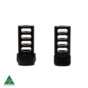 Aussie made rifle shooting gear, durable aluminium silencers for optimal firearm performance.