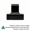MANAEL ARC Clamp Harris unwanted movement High-quality Australian made rifle shooting gear, durable Harris mount clamp for stability.