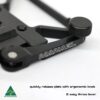MANAEL Arca Tac Plate - ergonomic knob High-quality Australian made rifle shooting gear with ergonomic design and quick release plate.
