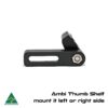 Optimised Australian made rifle shooting gear, Ambi thumb shelf for comfortable mountings.