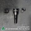 MANAEL Ultralite Bloop Tube is compatible with the MANAEL Barrel Tuner (Small) Aussie made rifle tuning tool, small MANEL barrel tuner, compatible with rifle accessories.