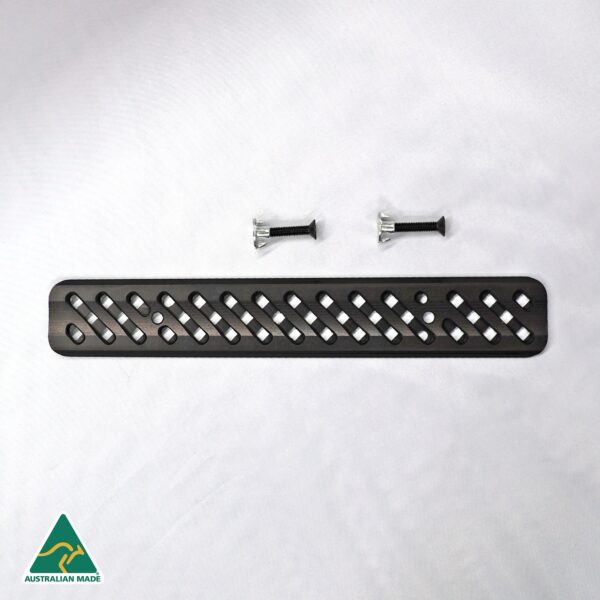 MANAEL Ultralite Hunter Arca Swiss Rail - all fitting hardware included High-quality Australian made rifle shooting gear, lightweight black alloy rail with screws.