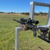 MANAEL Stackable External Weights - Long set on chassis High-quality Australian-made rifle shooting gear from Manael, ideal for precision target shooting and hunting.