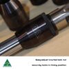 High-quality Australian-made rifle scope with easy-adjust knurled lock nut, perfect for shooting precision.