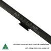 MANAEL Arca Tac Table - integrated arca swiss High-quality Australian made rifle shooting gear, with integrated Swiss rail for stability.