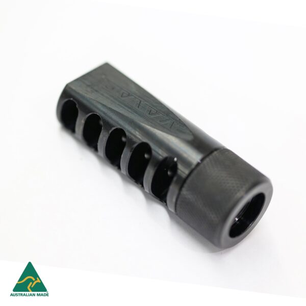 High-quality Australian made rifle silencer for shooting sports and hunting applications.