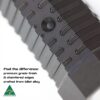 MANAEL SCSA Taipan Tri Rail Pump Kit 3 Precision Australian-made rifle shooting gear made from billet alloy, featuring chamfered edges.