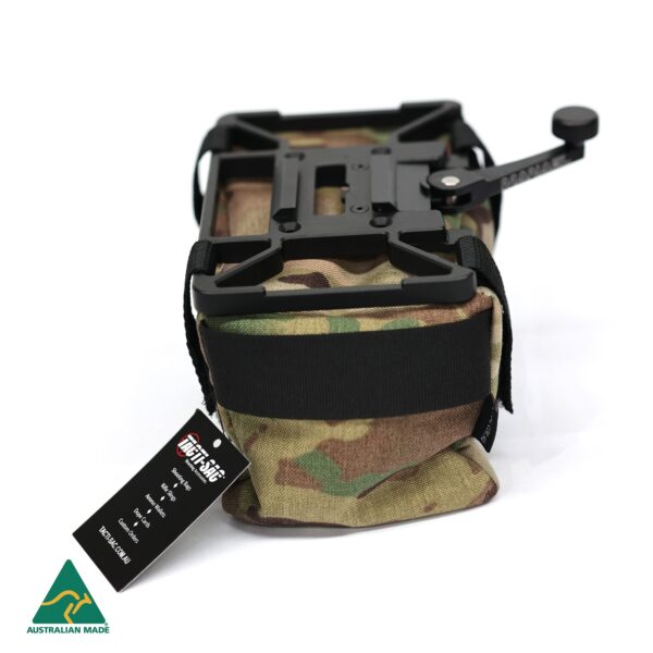 MANAEL Tac Plate BAGS - Vee and plate MULTICAM no text 4 Heavy-duty Australian-made rifle shooting gear for precision, durability, and outdoor sporting excellence.