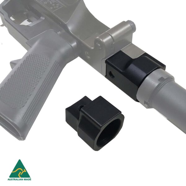 MANAEL scsa chassis buffer tube adaptor webstore 2 High-quality Aussie made rifle shooting gear for precision competitive shooting and hunting.