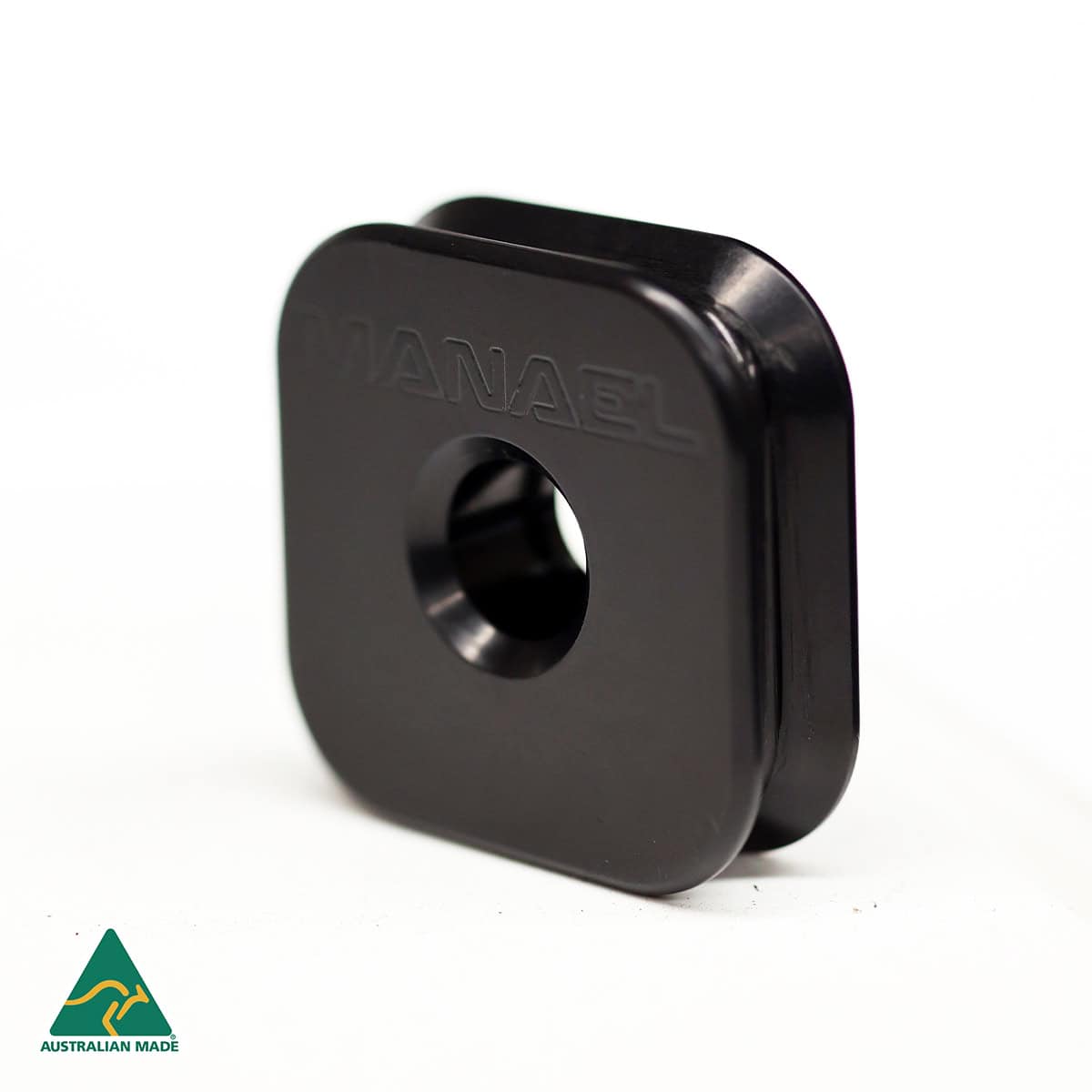 Aussie Made rifle shooting gear, black metal component for precision shooting, Australian-made quality, lightweight durable design.