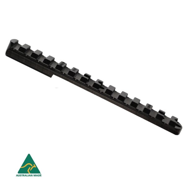 Aussie Made rifle scope mount for accurate gun shooting and hunting.