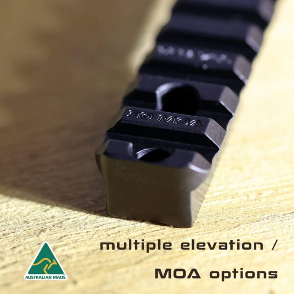 Rem 700 Pic Rail Short Action webstore 10a High-quality Australian made rifle scope mount, multiple elevation MOA options for precision shooting.