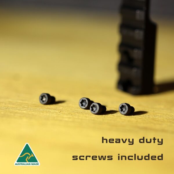 Rem 700 Pic Rail Short Action webstore 3A Heavy duty black screws for rifle shooting gear.