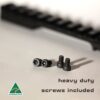 Rem 700 Pic Rail Short Action webstore 5B Heavy duty rifle screws and black screws included, perfect for Australian-made shooting gear.