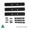 MANAEL SCSA Taipan Tri Rail Pump Kit 4 - with text High-quality rifle scope mounting set for Aussie gun owners, Australian made shooting gear.