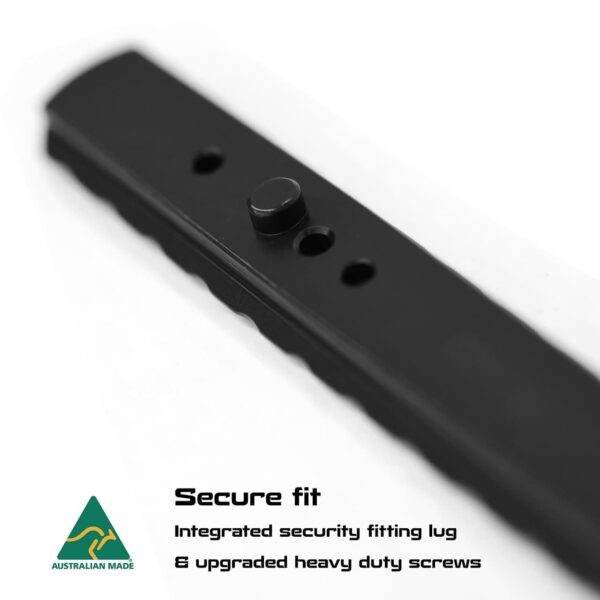 MANAEL Tikka T3 best picatinny rails Australia secure fit integrated lug and screws Heavy-duty rifle mounting hardware with integrated security fitting lug, Australian made.