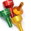 Brightly coloured aluminium rifle shooting gear cones for Australian shooting sports and firearm enthusiasts.