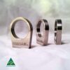 MAN_PAR-RL-R7-8mm Oversize REcoil Lug 2 Stainless steel rifle scope rings for Australian-made shooting gear by MANAEL.