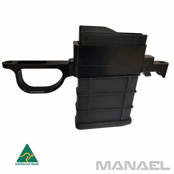 MAN_dbm_HW1500-SA-leg (2) Australian made rifle shooting gear for hunting and target practice.
