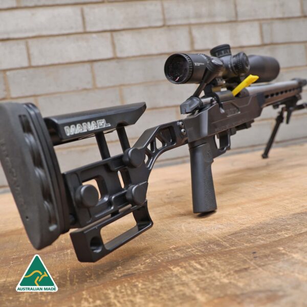 SCSA pic railadaptor 7 High-quality Australian-made rifle shooting gear with scope for precision Australian shooting sports.