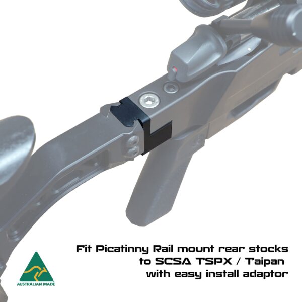 SCSA pic railadaptor 9 Premium Aussie Made Rifle Shooting Gear for Accurate Shooting and Rifle Maintenance.