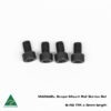 MAN-SCR-648-5-CAP Black scope mount rail screws for rifle shooting gear, Australian made.