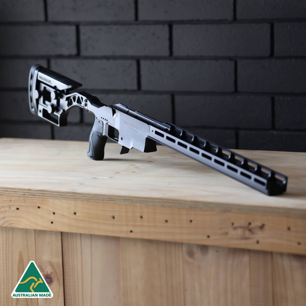 Precision Aussie made rifle shooting gear for sport and hunting.