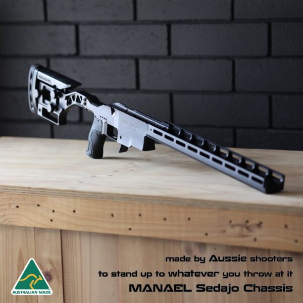 Precision Australian-made rifle chassis for shooting enthusiasts.