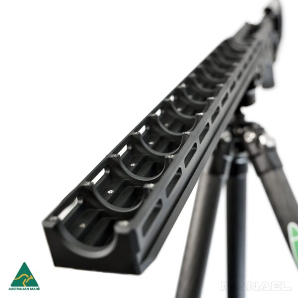 MANAEL CB12 Chassis - super wide foreend for heavy barrels plus reinforcement bridges Super wide, extra long chassis foreend with reinforcement bridges for ultimate stability. MANAEL CB12