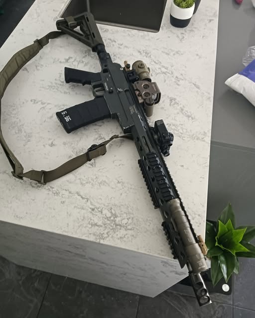 MANAEL Tri Rail Pump Kit installed on Taipan High-quality Aussie made rifle shooting gear with tactical accessories, ideal for precision firearm enthusiasts.