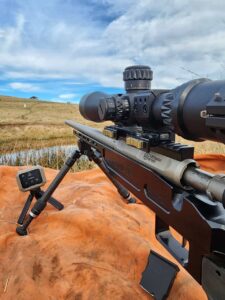High-quality Australian-made rifle shooting gear with precision scope for accurate shooting.