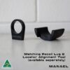 MANAEL Lug Locator Alignment Tool and Recoil Lug Australian Made Matching recoil lug and locator alignment tool for rifle shooting, Australian made quality gear.