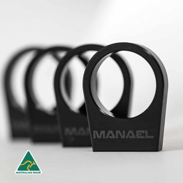 MAN_PAR-RL-R7-8mm Oversize REcoil Lug BLACK Precision Australian-made rifle scope ring mounts for shooting sports and hunting.